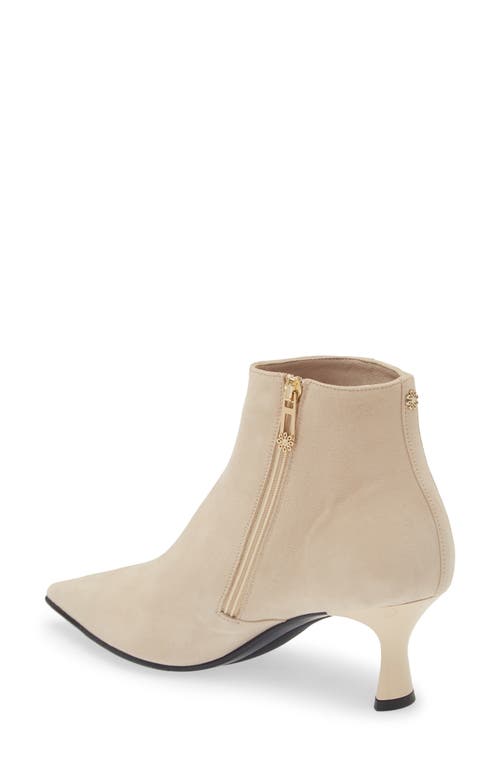 Naot Robin Bootie In Taupe Suede