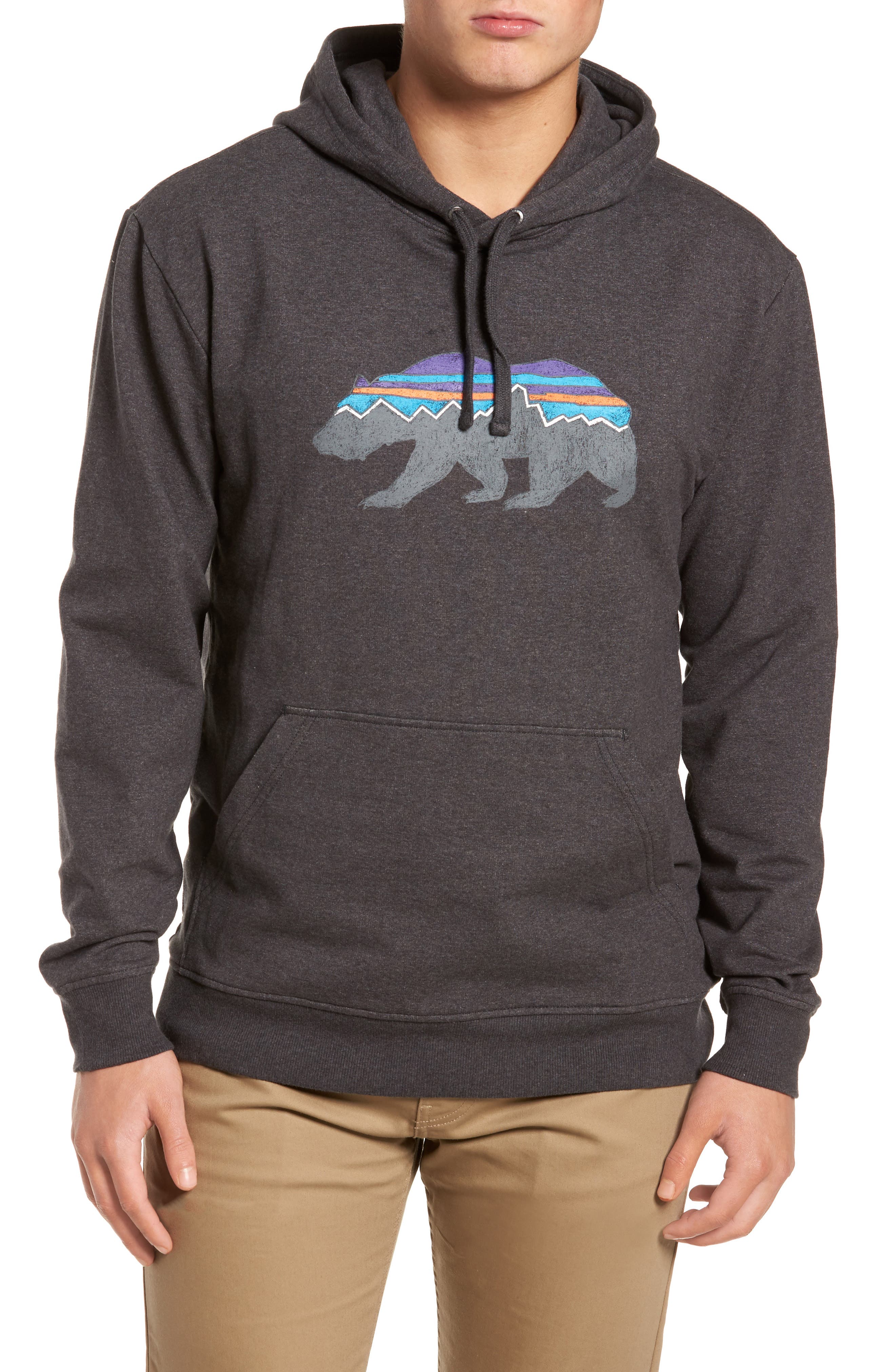 patagonia bear hoodie mens