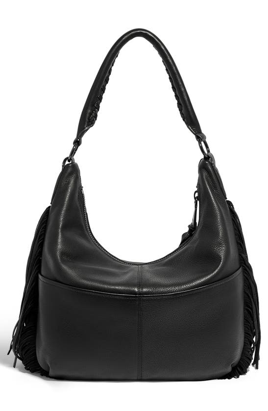Shop Aimee Kestenberg Fringe Benefits Hobo Bag In Black