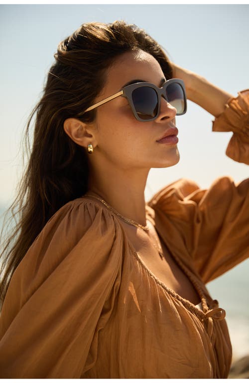Diff Bella 54mm Gradient Sunglasses In Truffle Gradient
