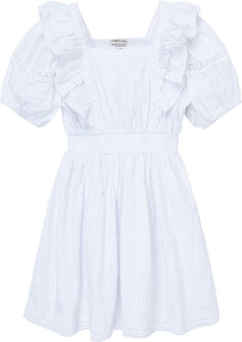 Habitual Kids Habitual Girl Kids' Puff Sleeve Cotton Dress | Nordstrom
