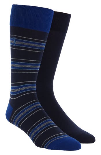 Polo Ralph Lauren 2-Pack Socks In Blue Stripe/ Black | ModeSens