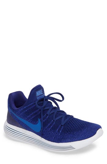 Nike Flyknit 2 Lunarepic Running Shoe In Royal Blue/ Blue | ModeSens