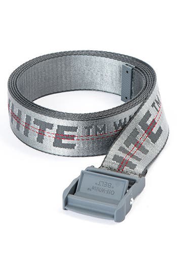 OFF-WHITE Classic Industrial Belt, Medium Grey | ModeSens