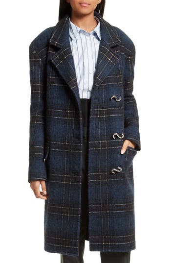 Women's Tibi Dominic Plaid Oversize Coat, $1150.0