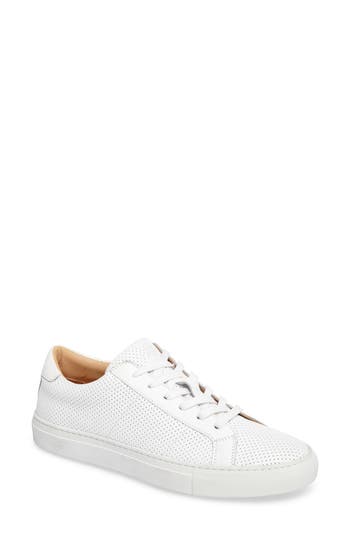 Greats ROYALE PERFORATED LOW TOP SNEAKER