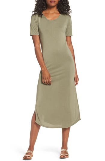 KNOT SISTERS Diddy Midi Dress in Olive | ModeSens