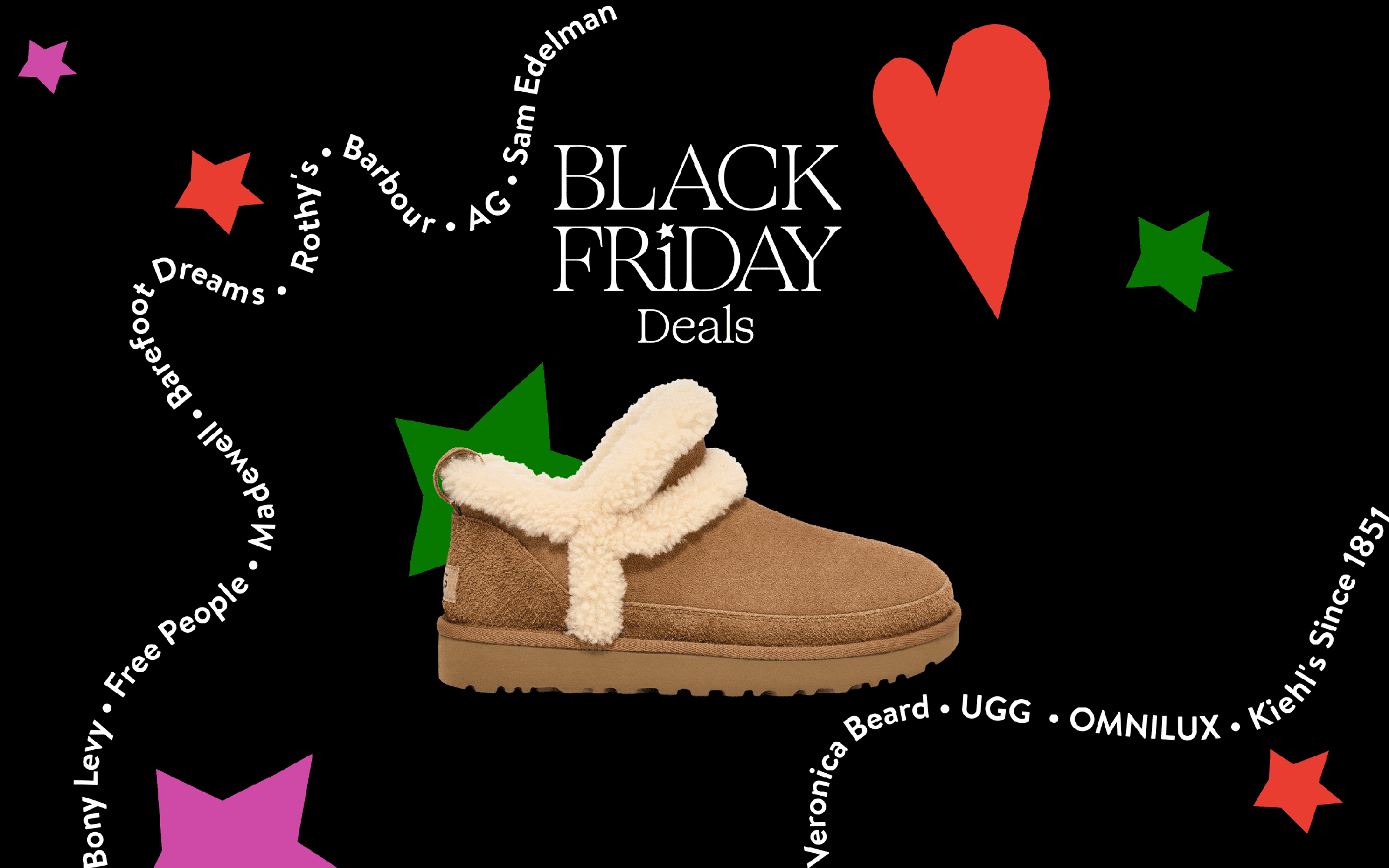 Black Friday Deals; an UGG bootie.