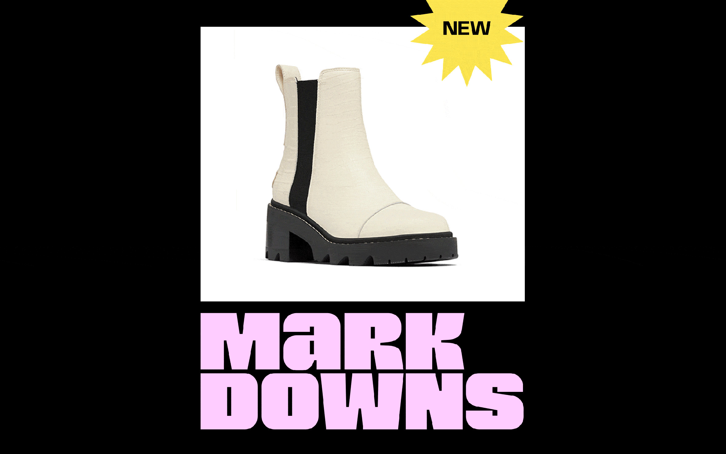 New markdowns: shoes up to 70% off.