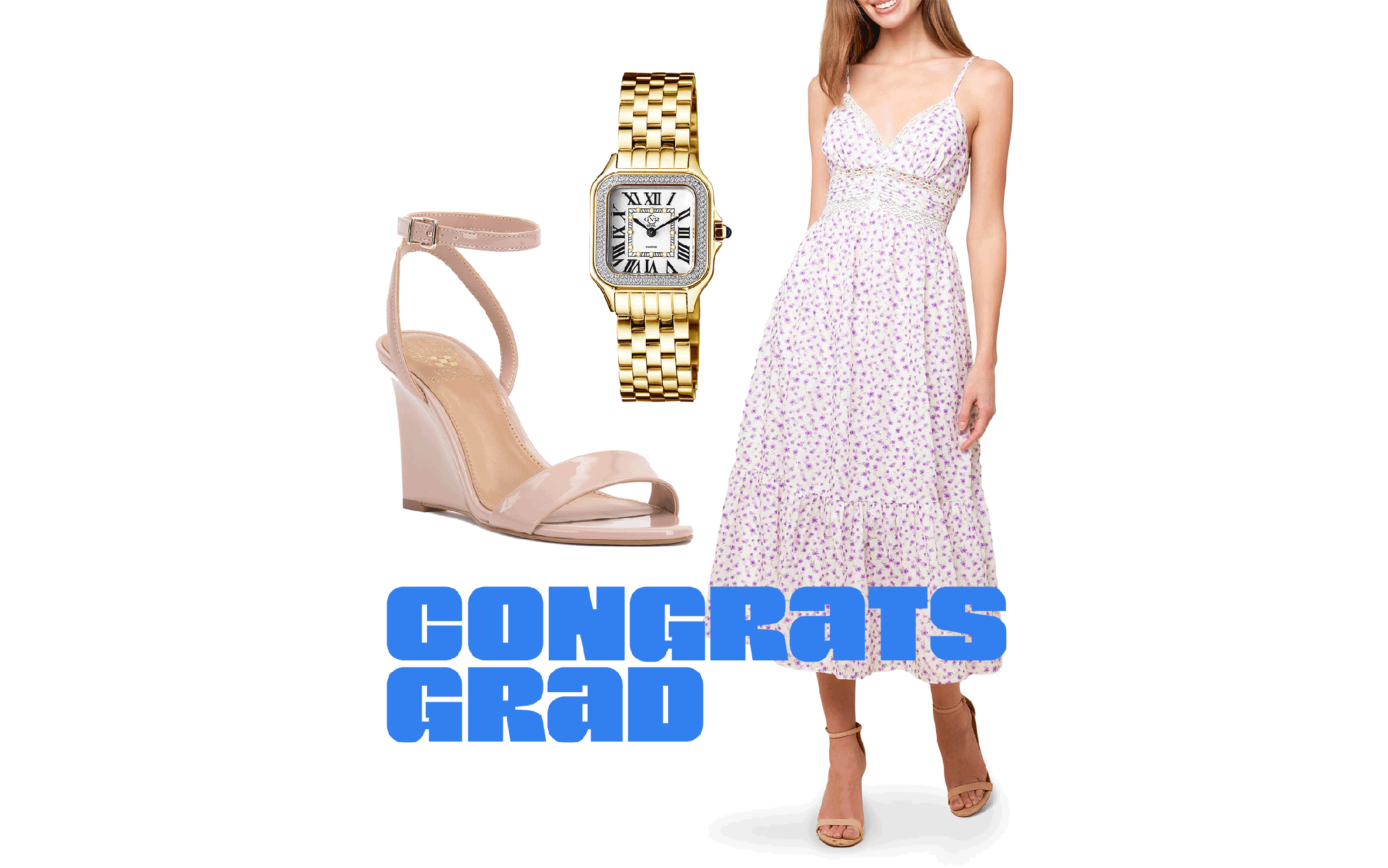 A variety of women’s and men’s styles for graduation events.