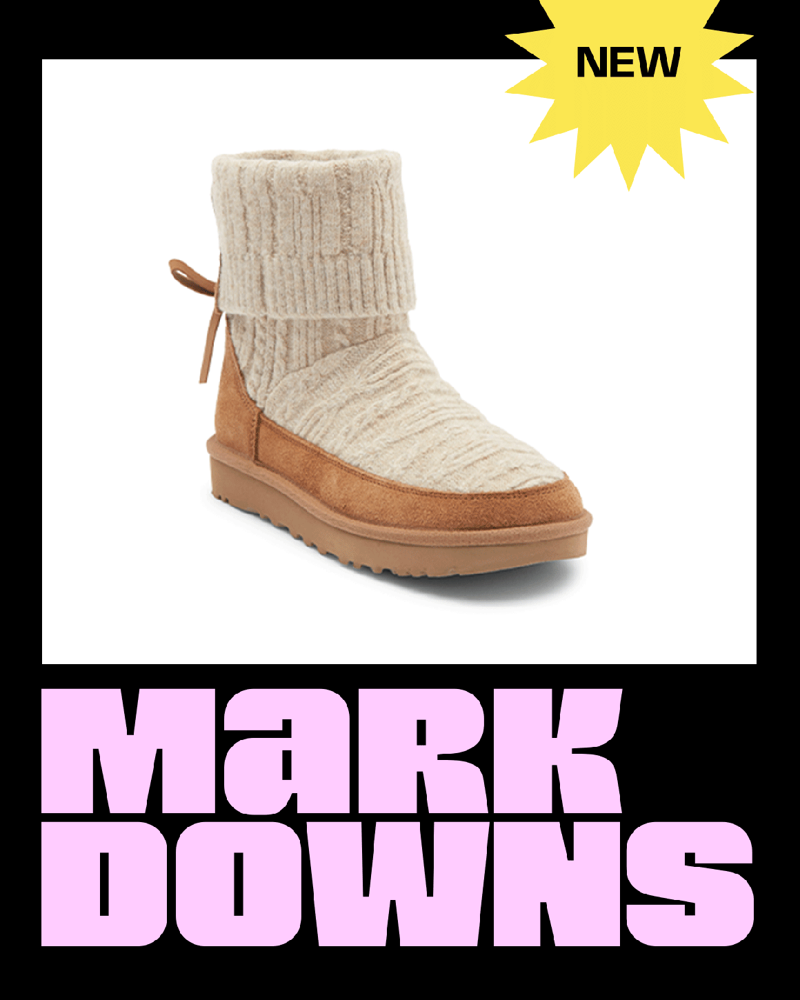 New markdowns: an array of shoes up to 70% off.