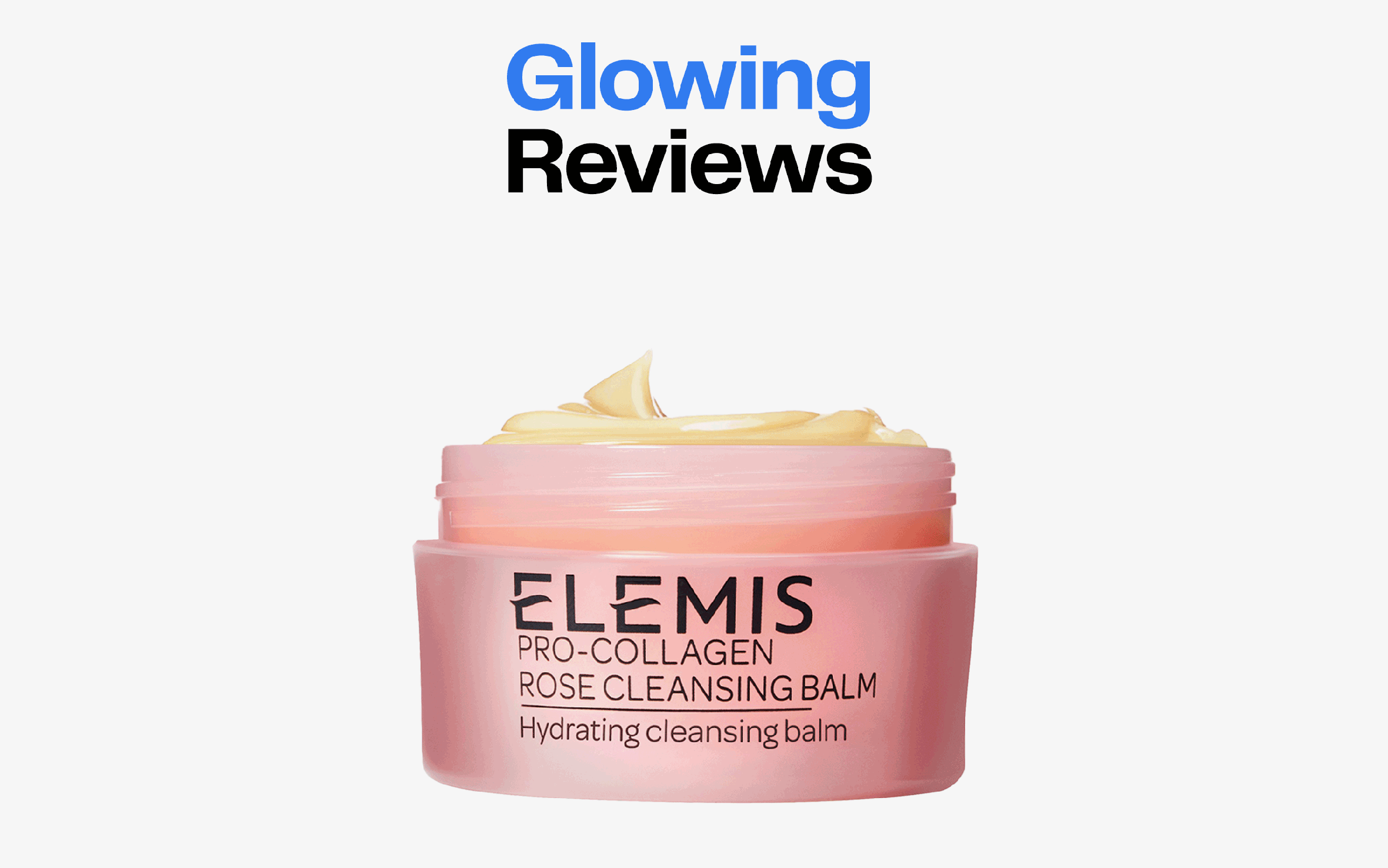 An animation shows Clinique lipstick, Elemis rose cleansing balm, Hero Mighty Patch, Nomade perfume bottle and Anastasia Beverly Hills Brow Wiz brow pencil.
