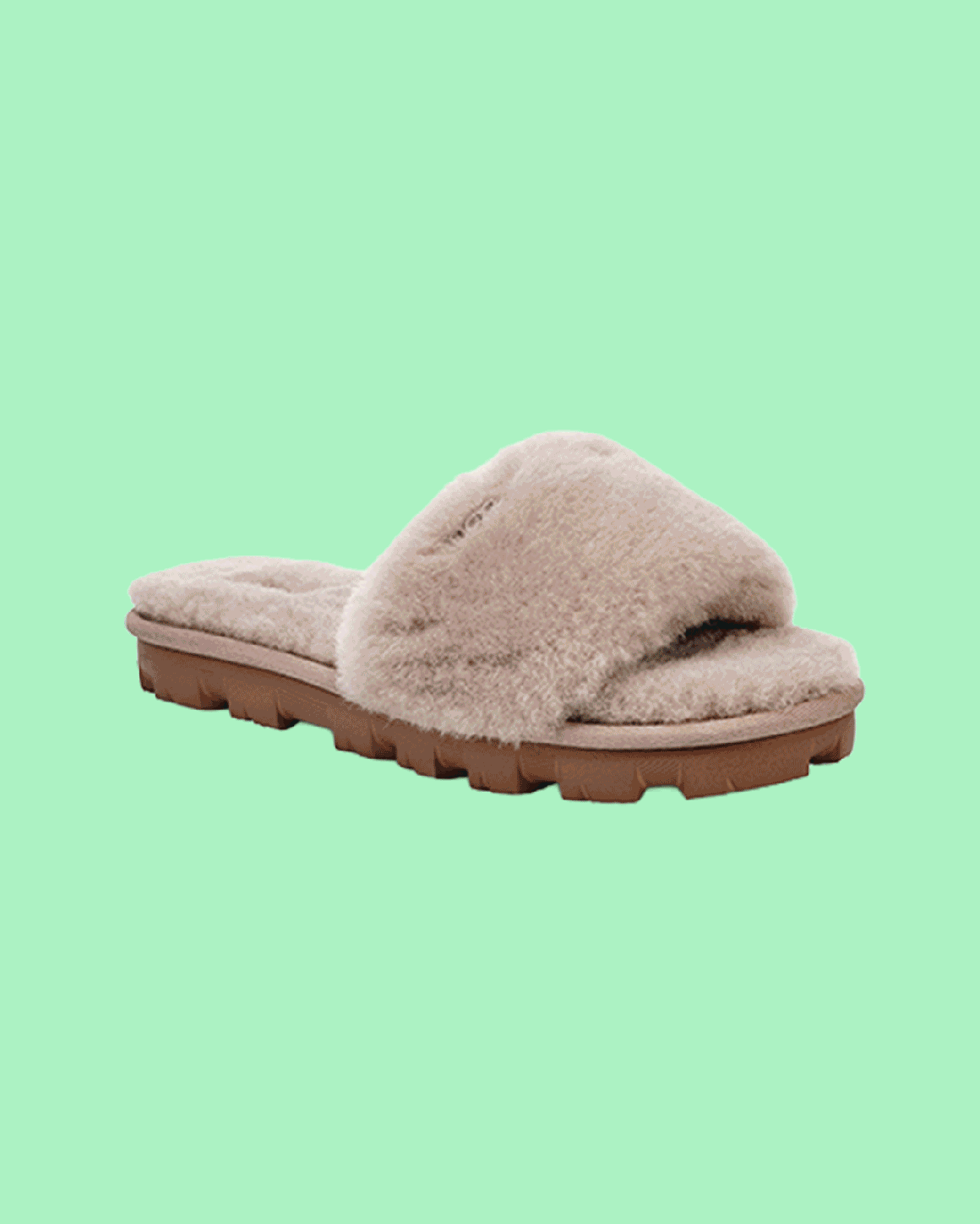 An assortment of slippers and blankets. 