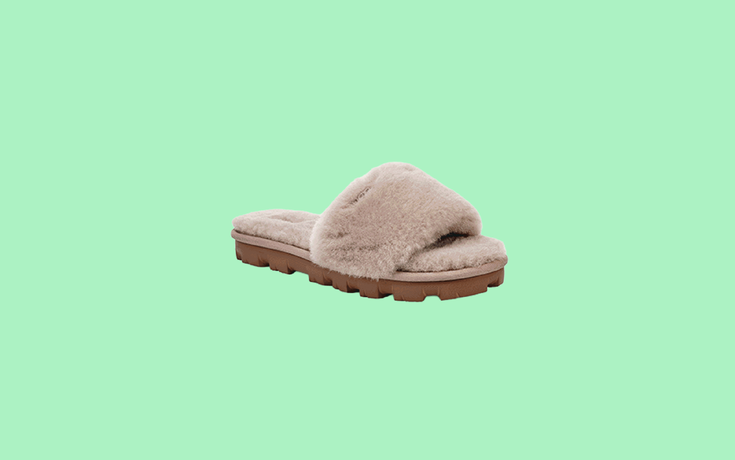 An assortment of slippers and blankets. 