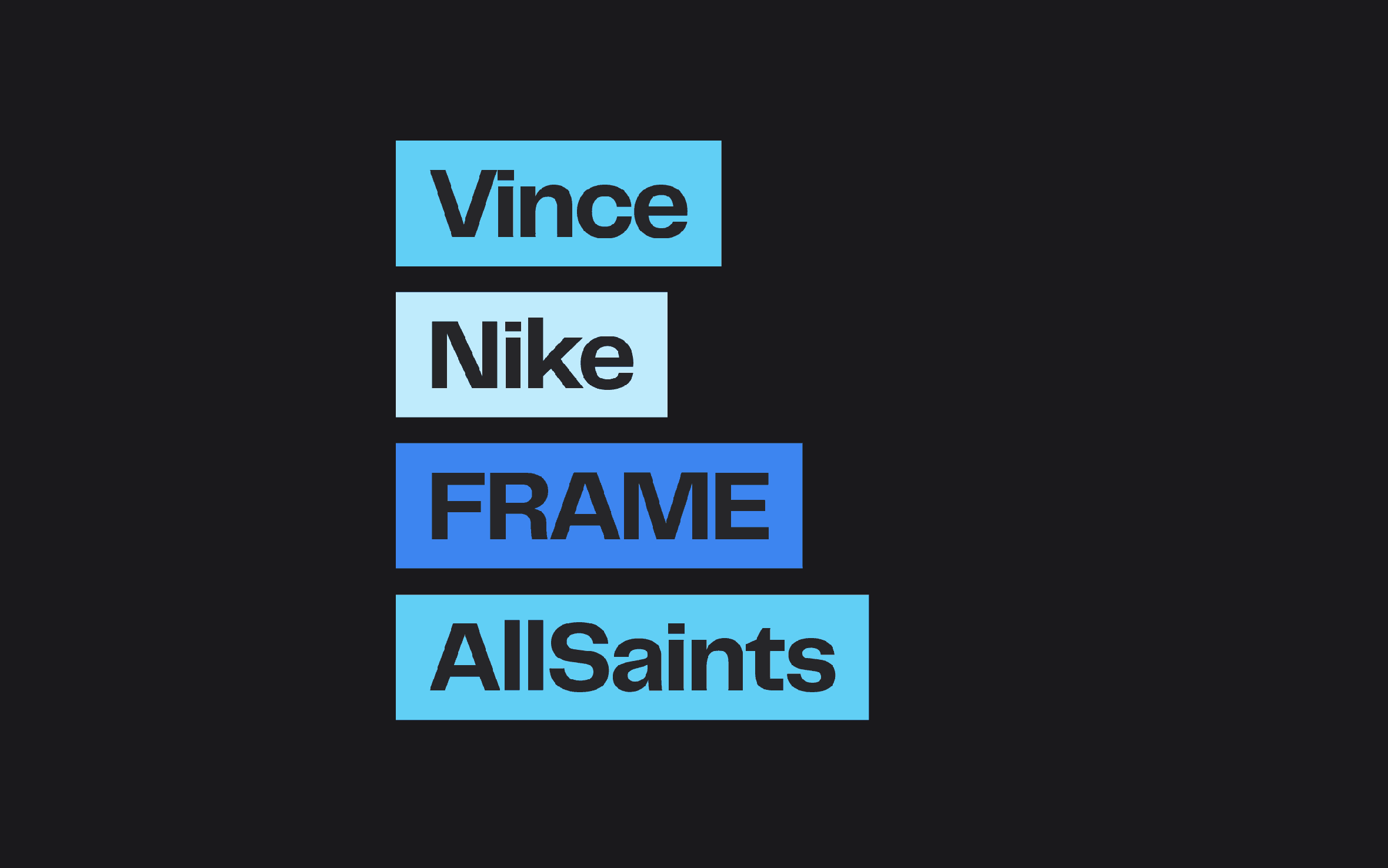 Great brands. Great prices.