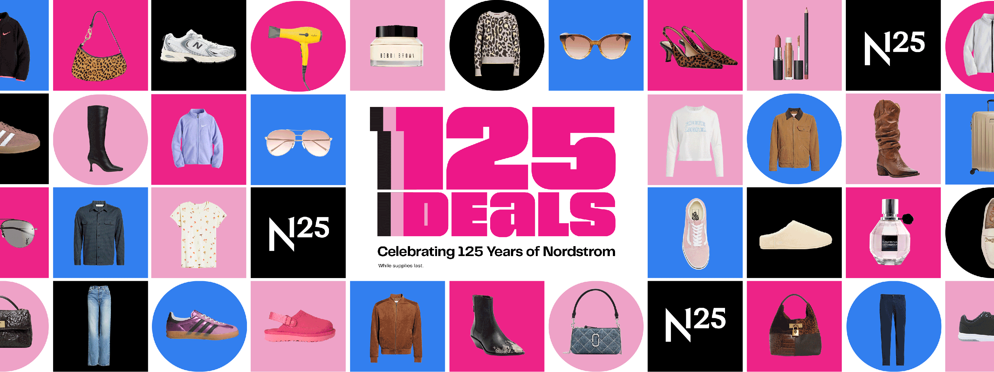 125 deals. Celebrating 125 years of Nordstrom.
