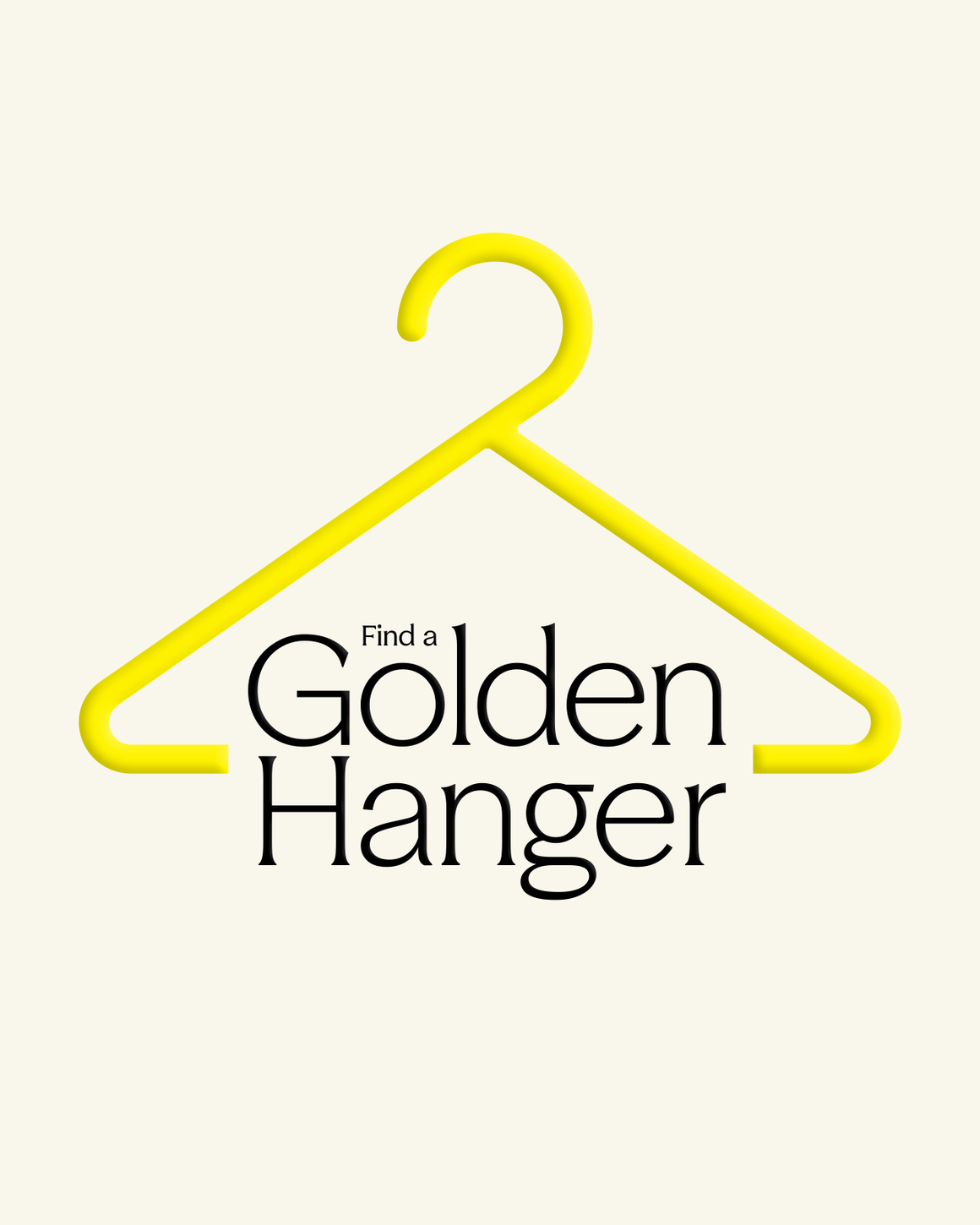 Find a golden hanger.