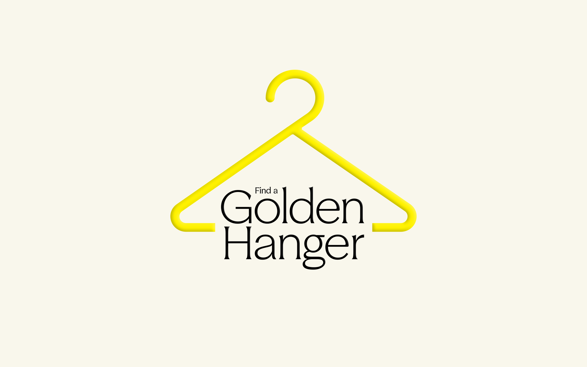 Find a golden hanger.