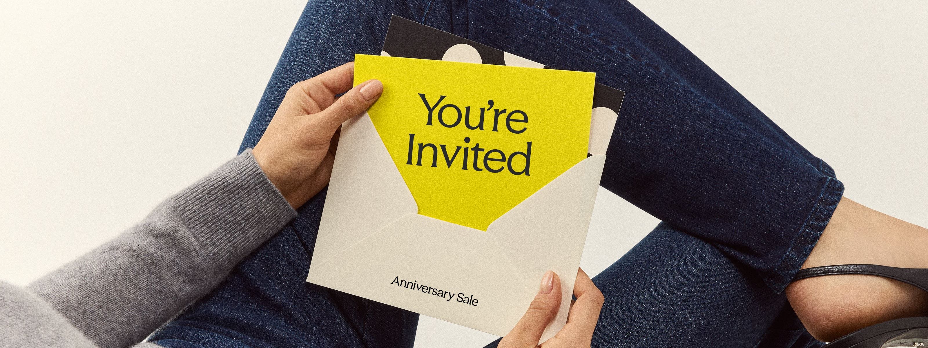 You're invited to Anniversary Sale events