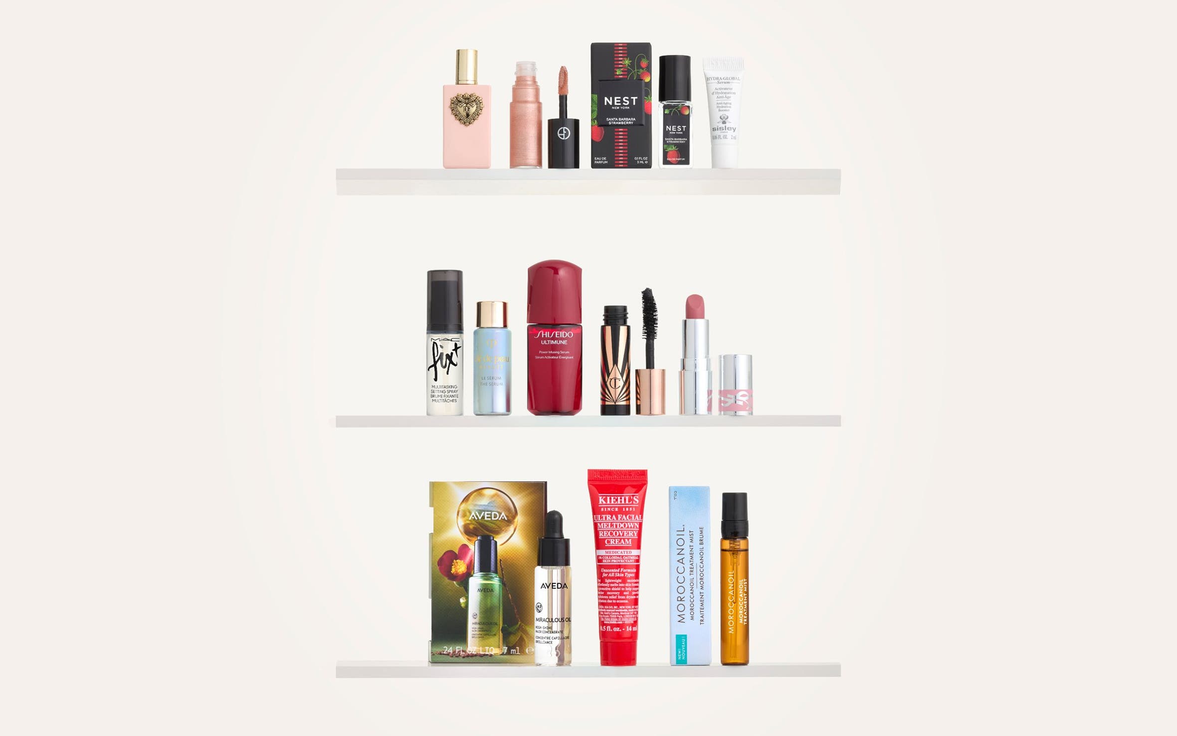 Multi-brand gift with purchase.