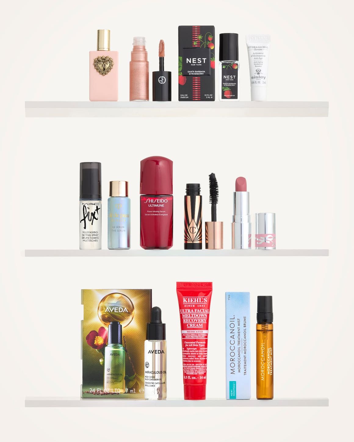 Multi-brand gift with purchase.