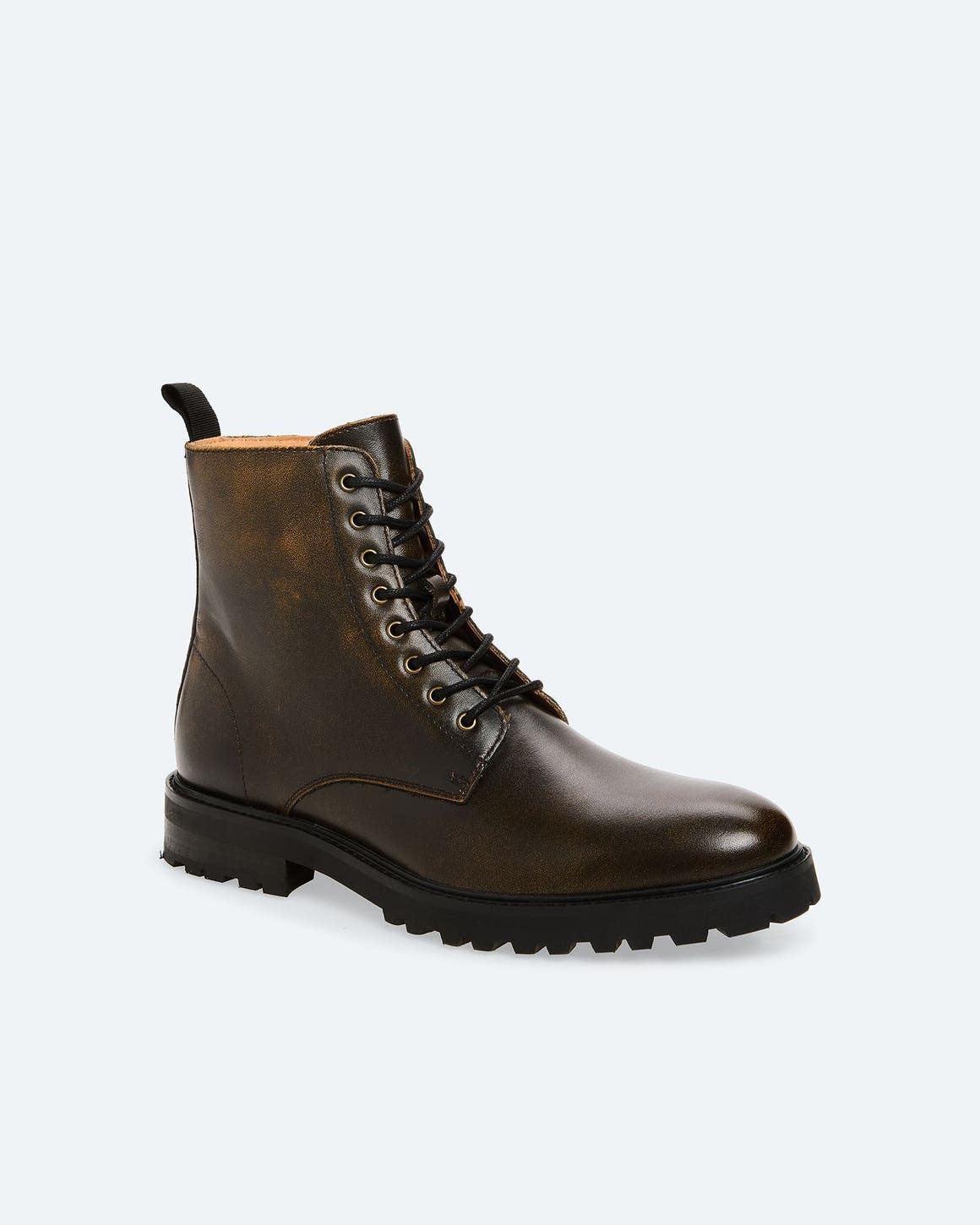 Men's combat boot.