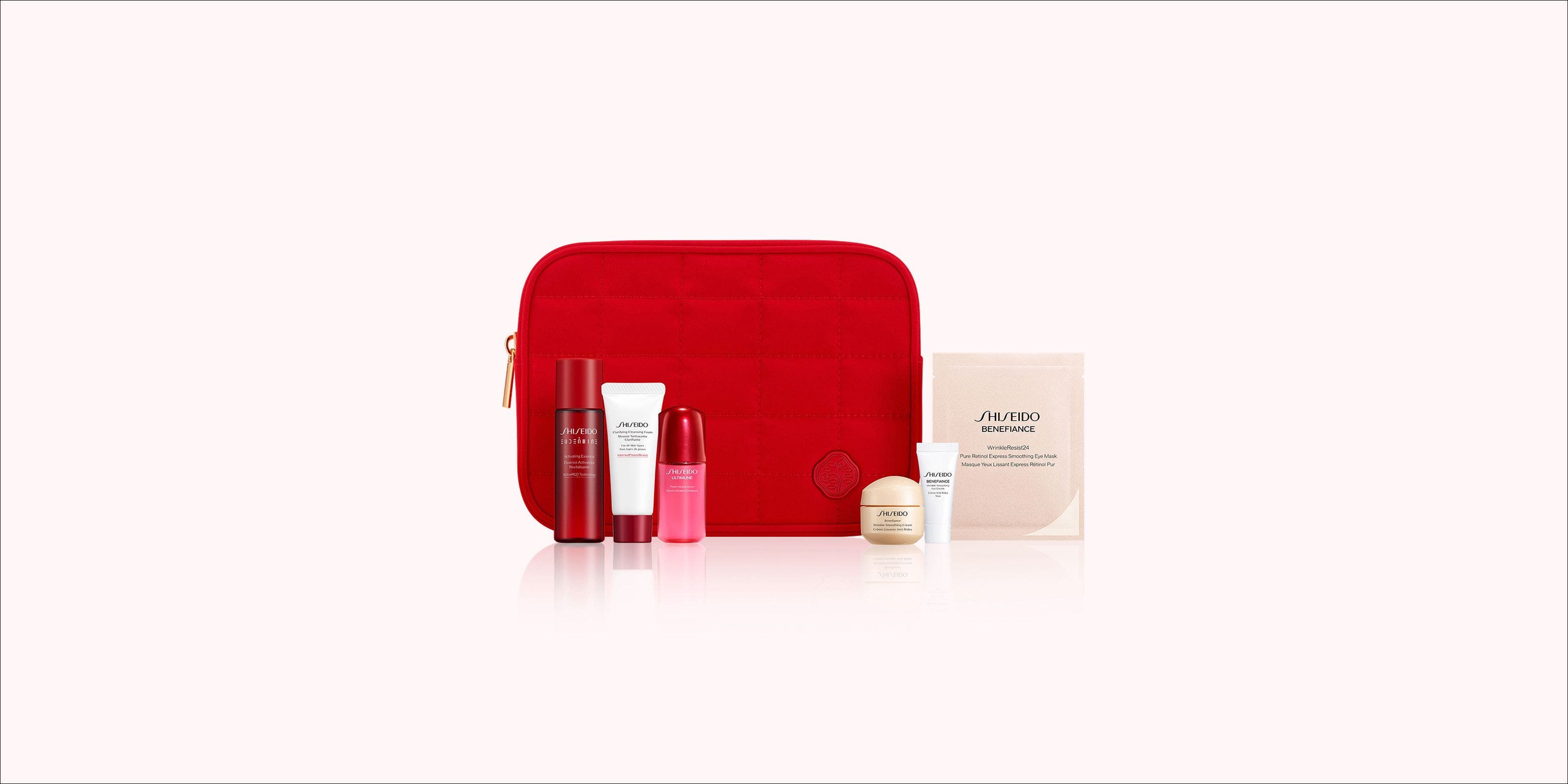 Shiseido gift with purchase.