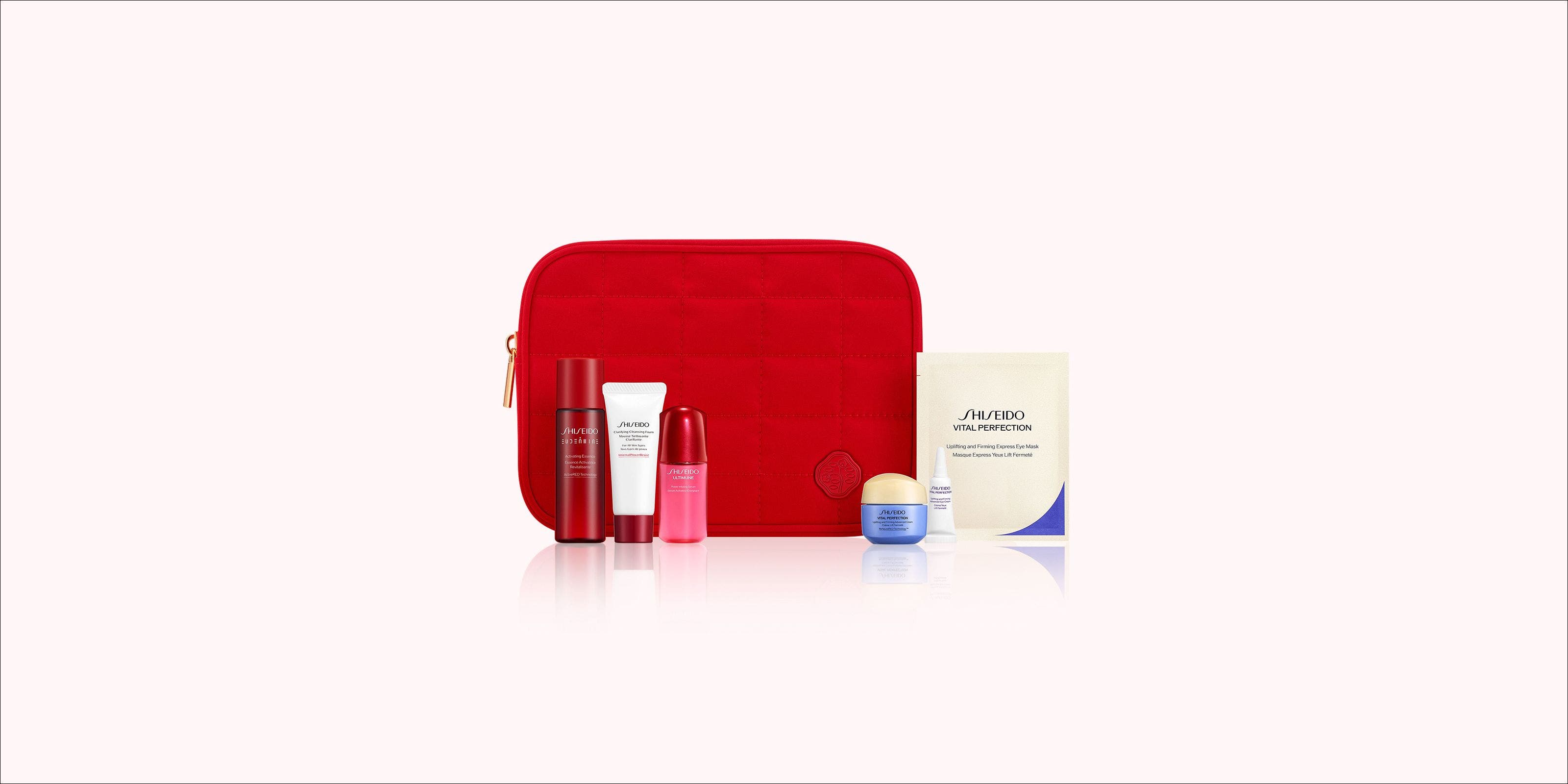 Shiseido gift with purchase.