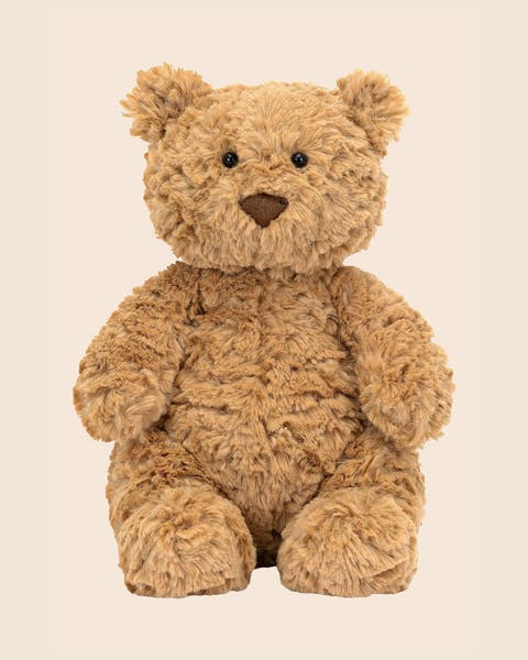 A Bartholomew bear Jellycat.