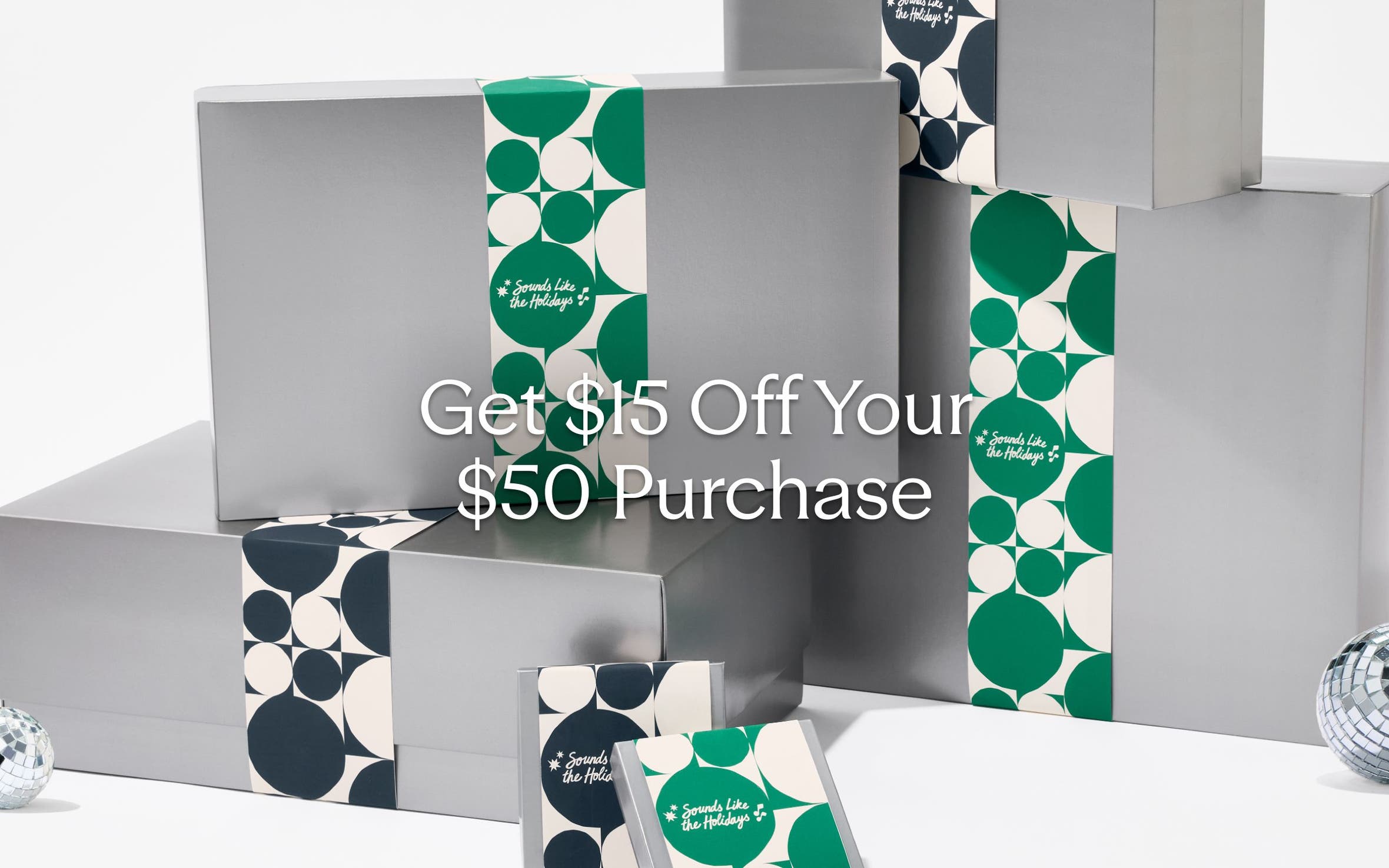 Get $15 off your $50 purchase.