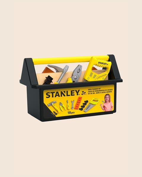 A Stanley Jr. play tool box.