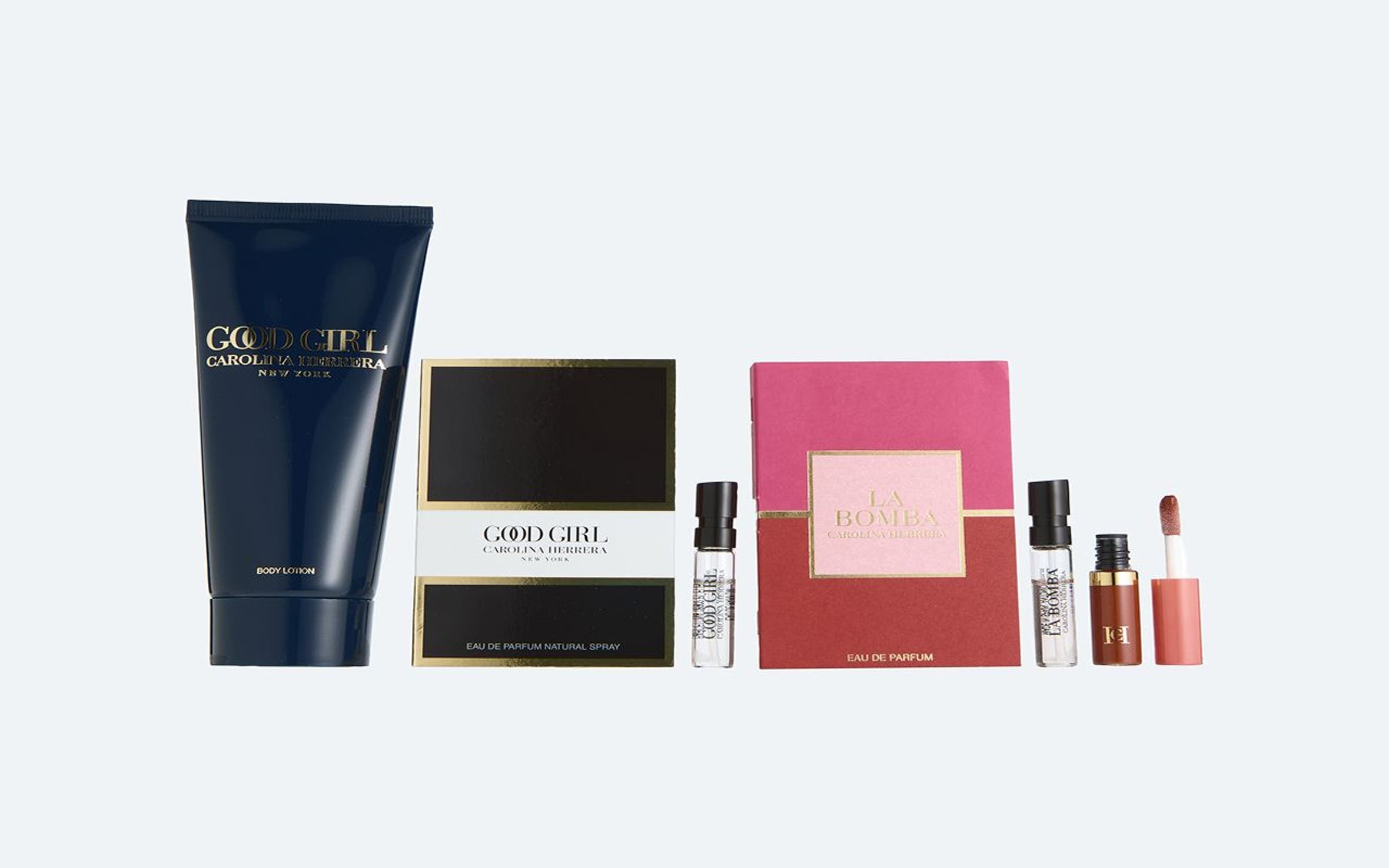 Carolina Herrera gift with purchase.