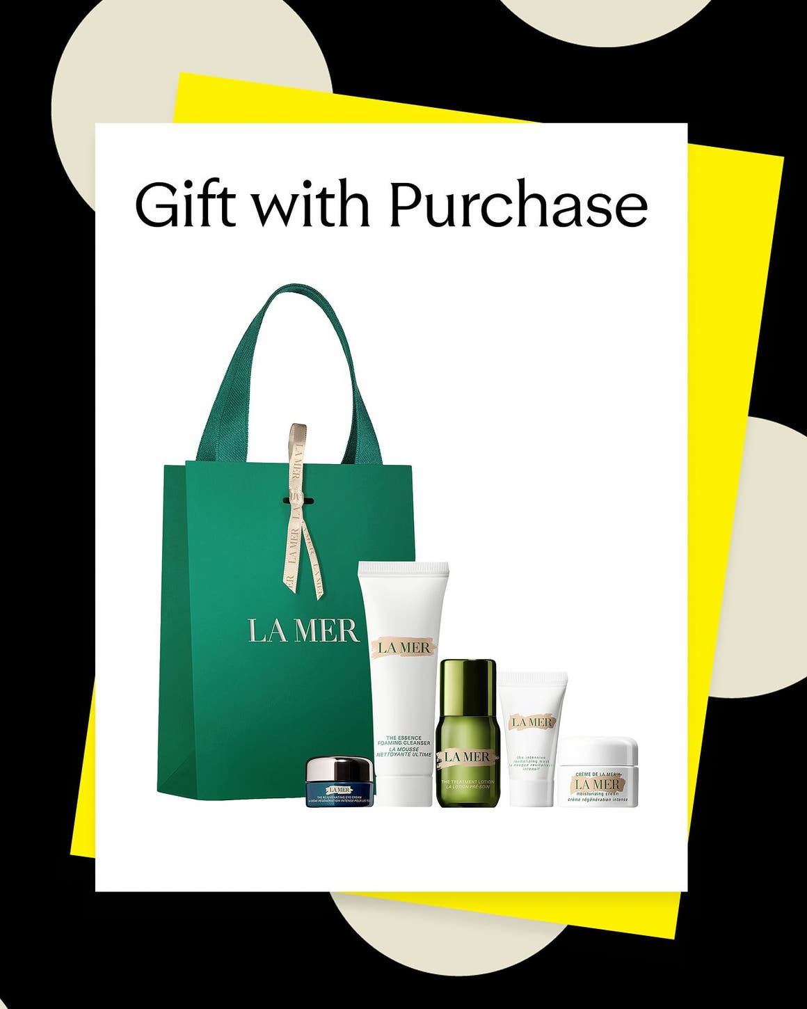La Mer skin care.