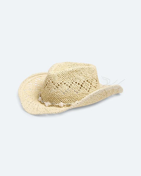 A straw cowboy hat.