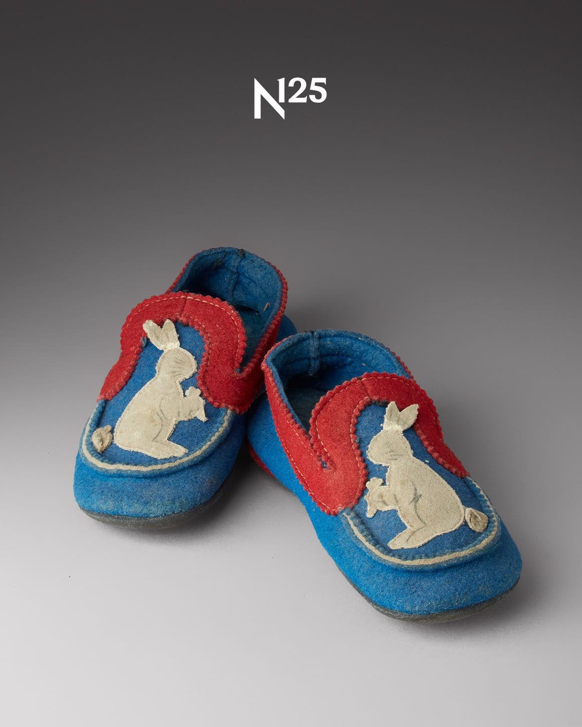 Felt children's shoes & boots, 1930s.