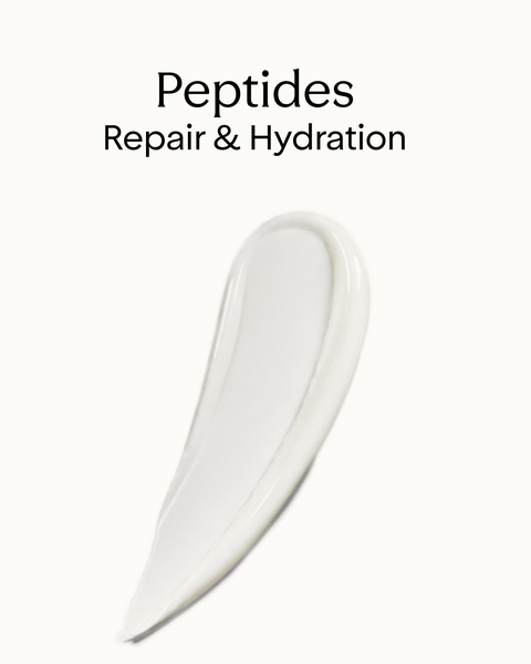 Peptides: repair and hydration.