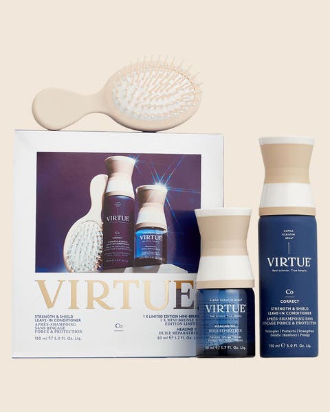 Virtue hair care trio.
