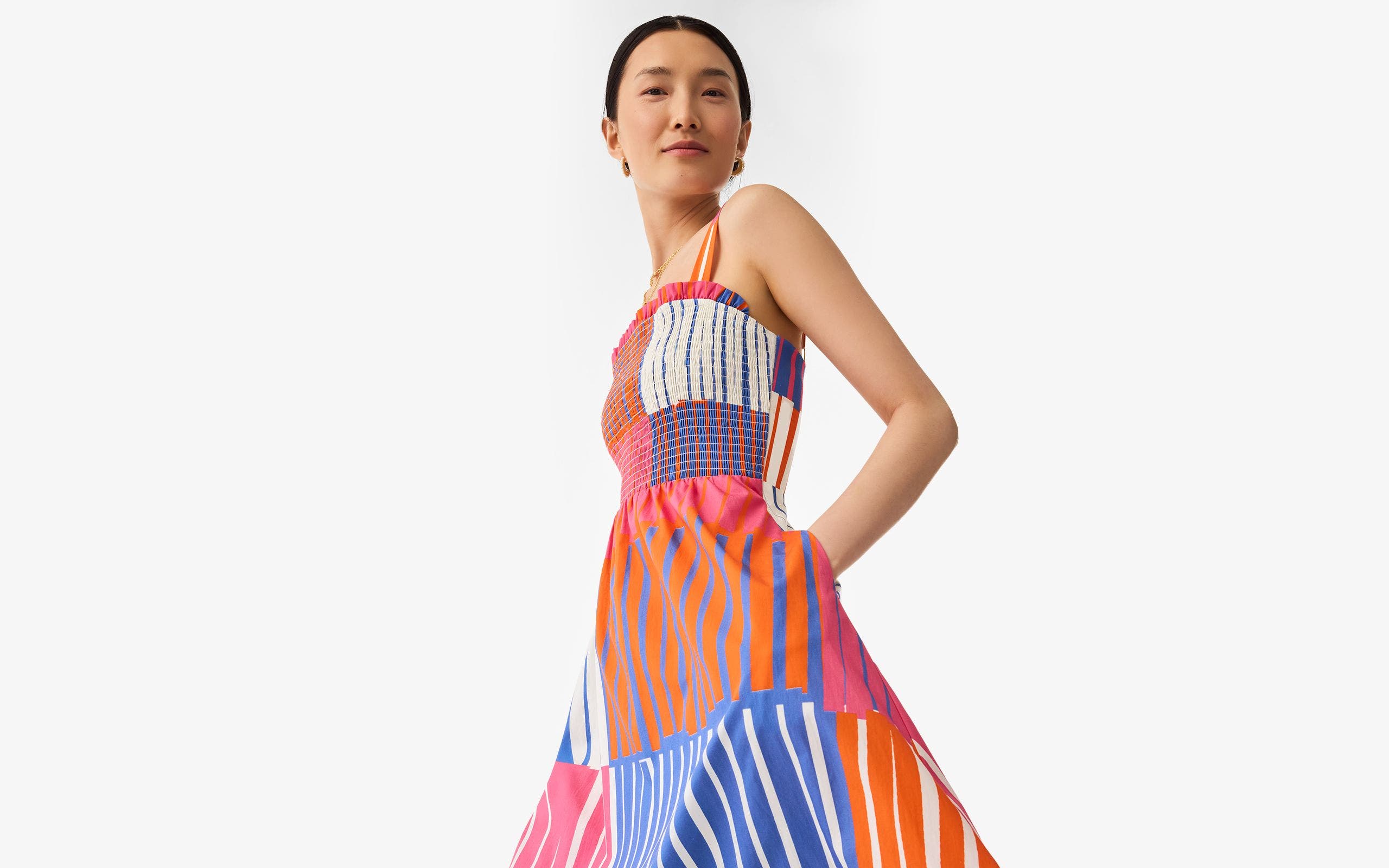 Summer wedding guest styles for women.