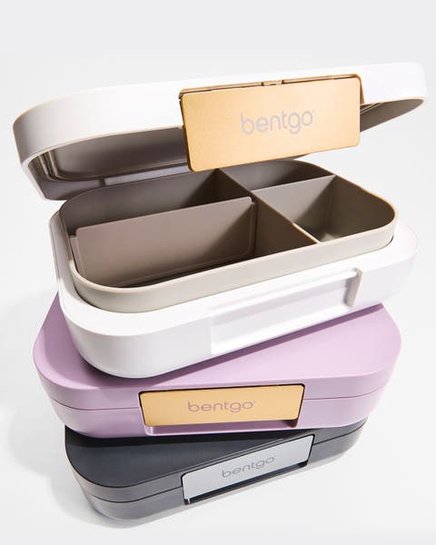 A stack of lunchboxes.