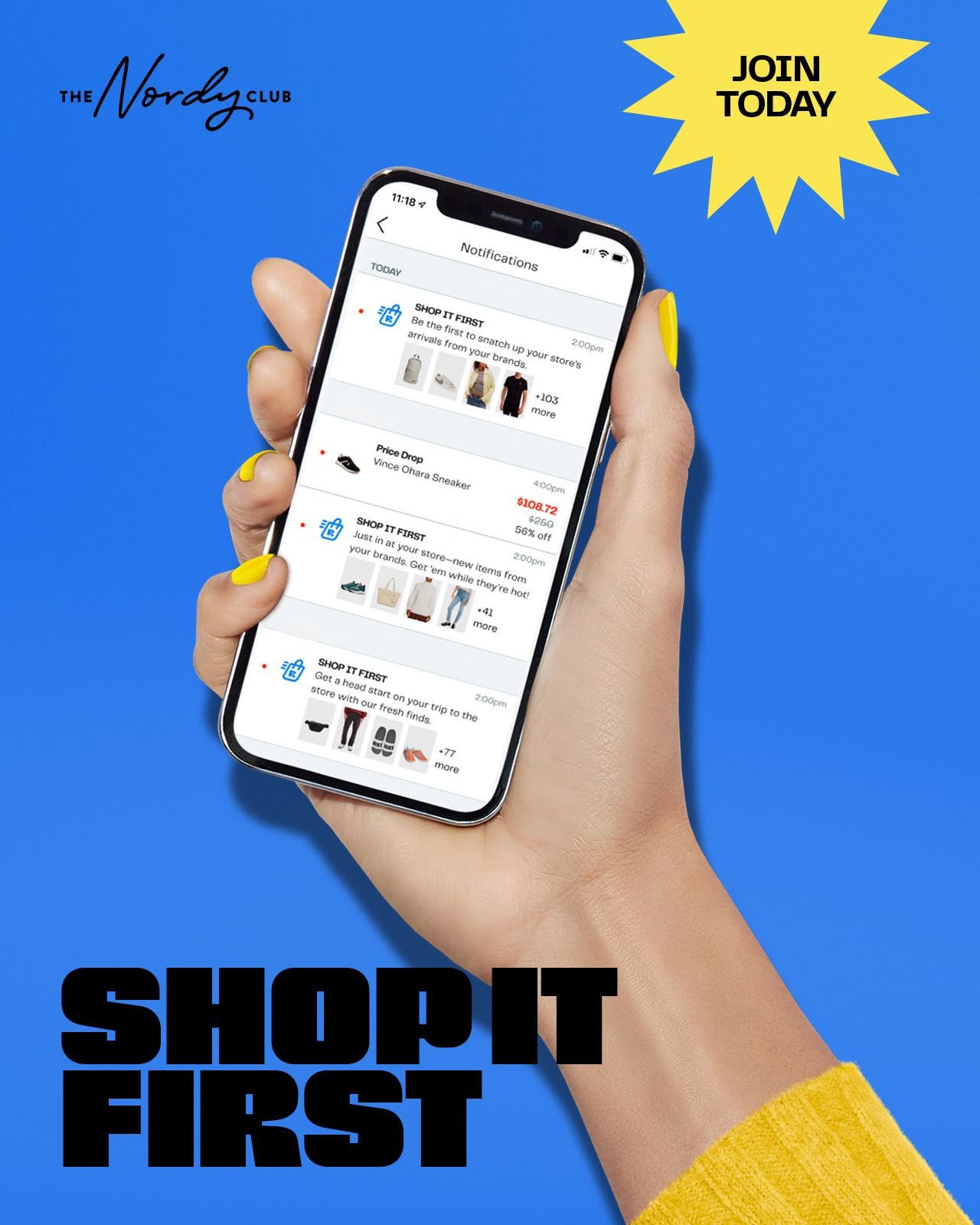Nordy Club exclusive perk: Shop It First. Join today.
