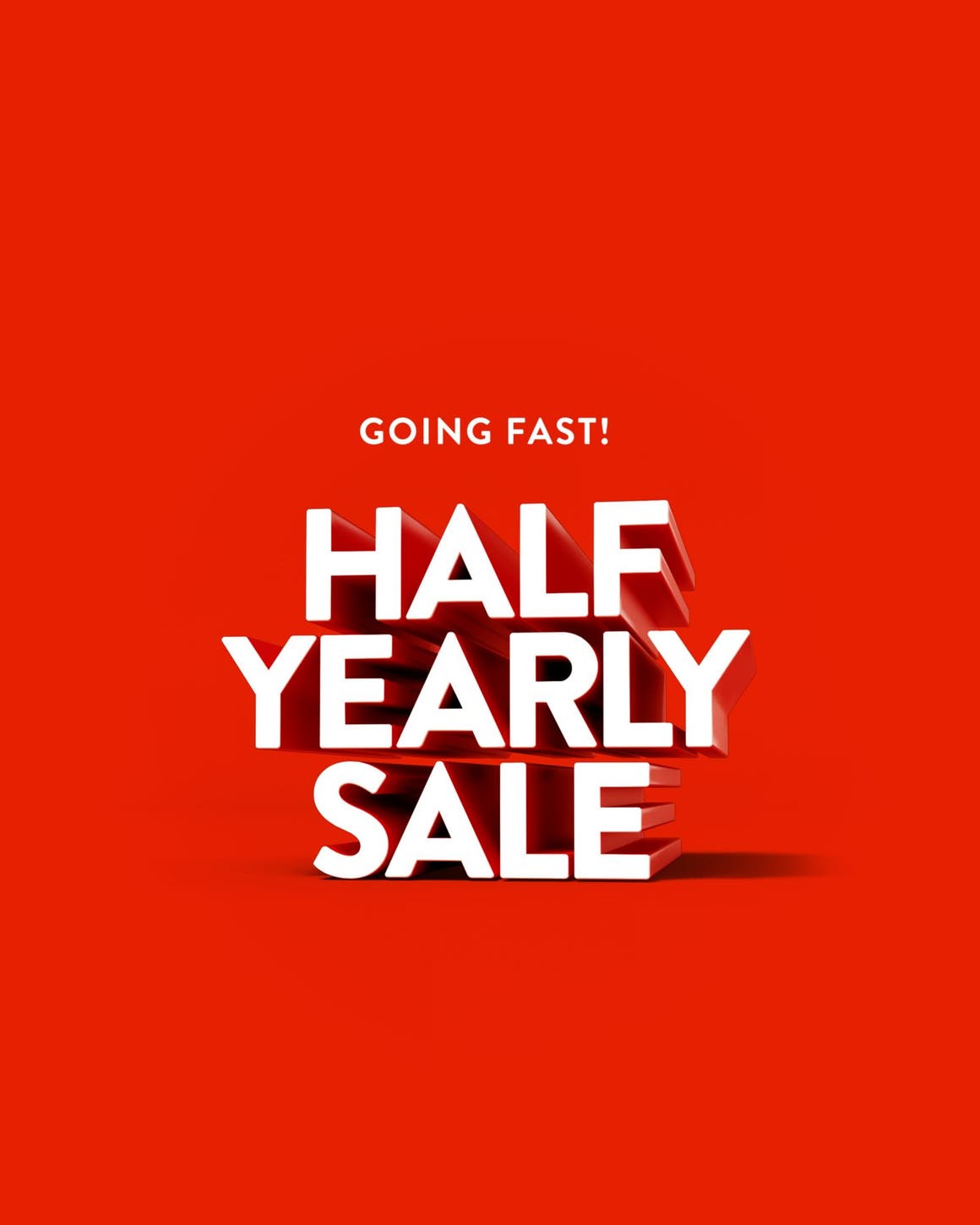 Going fast: up to 50% off at Half-Yearly Sale.