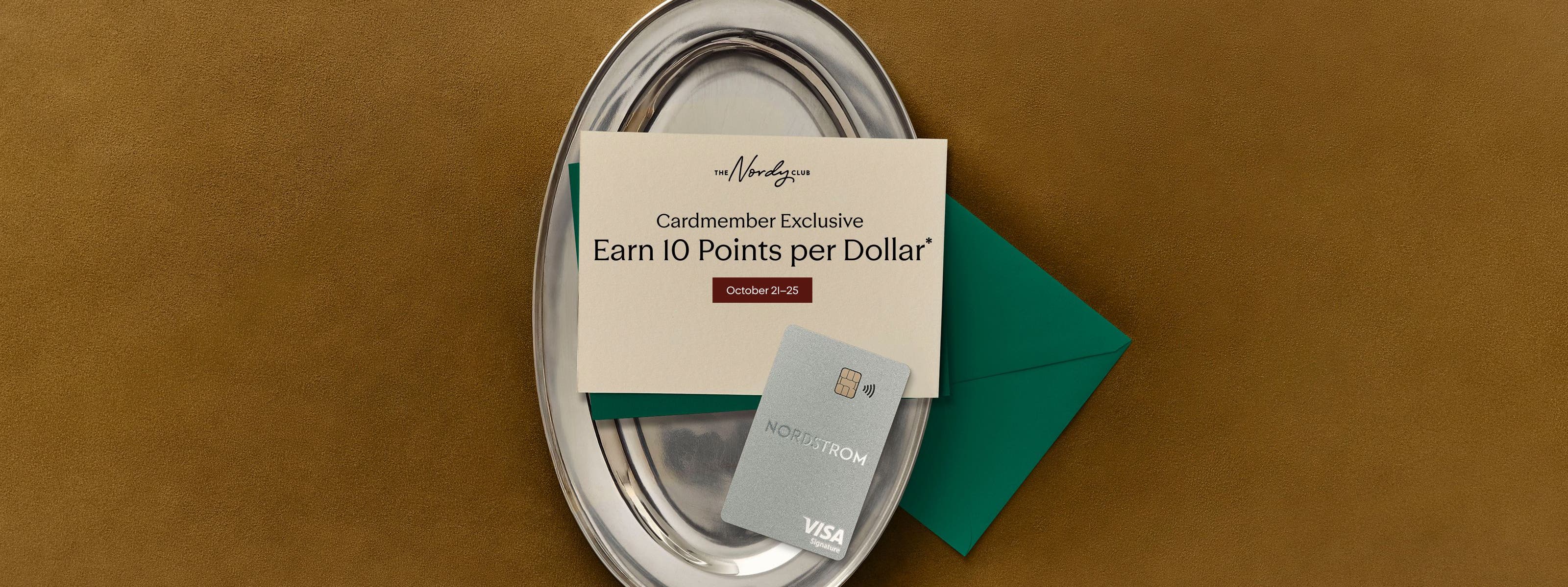 Cardmember Exclusive: Earn 10 Points per Dollar