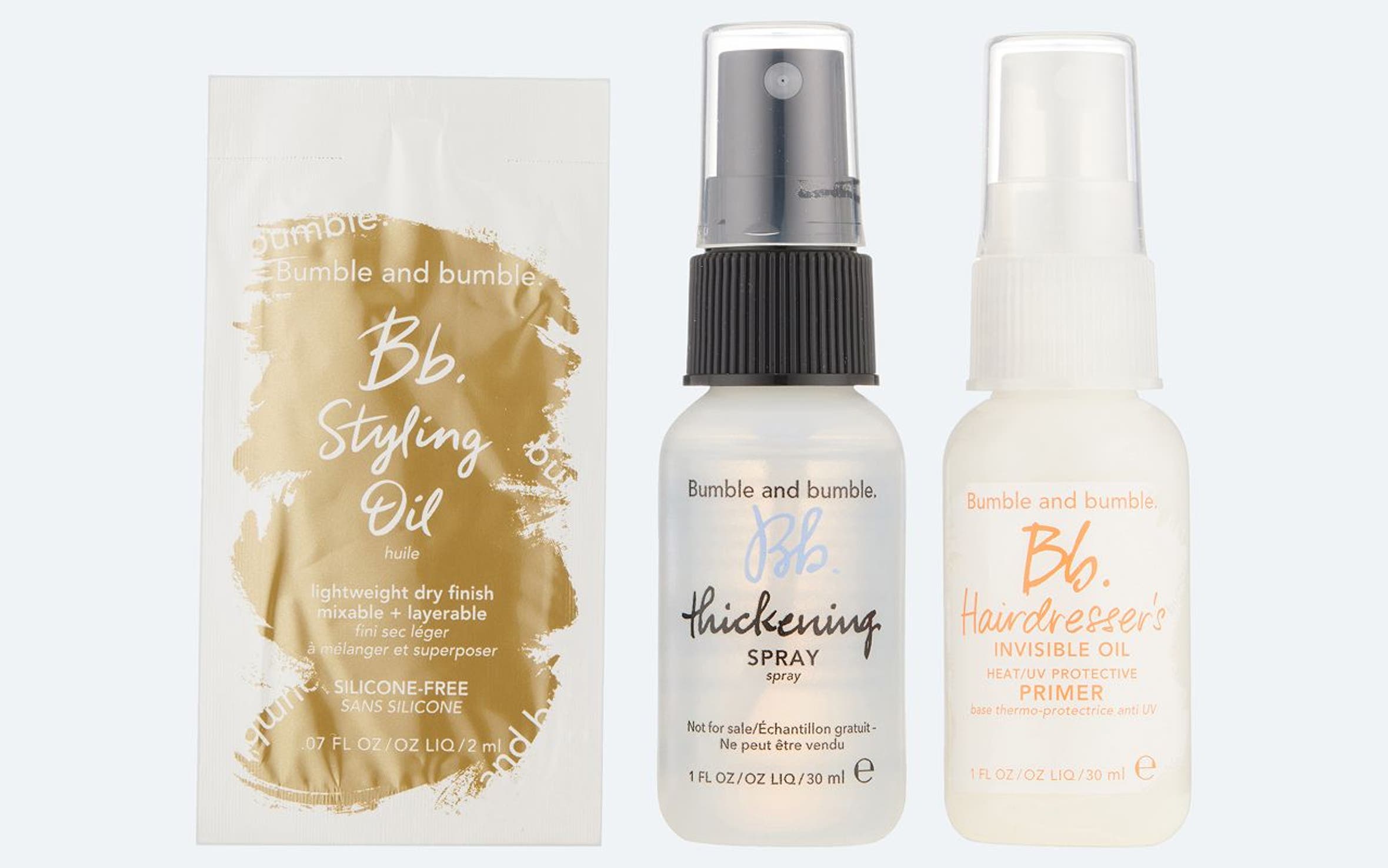 Bumble and bumble gift with purchase.