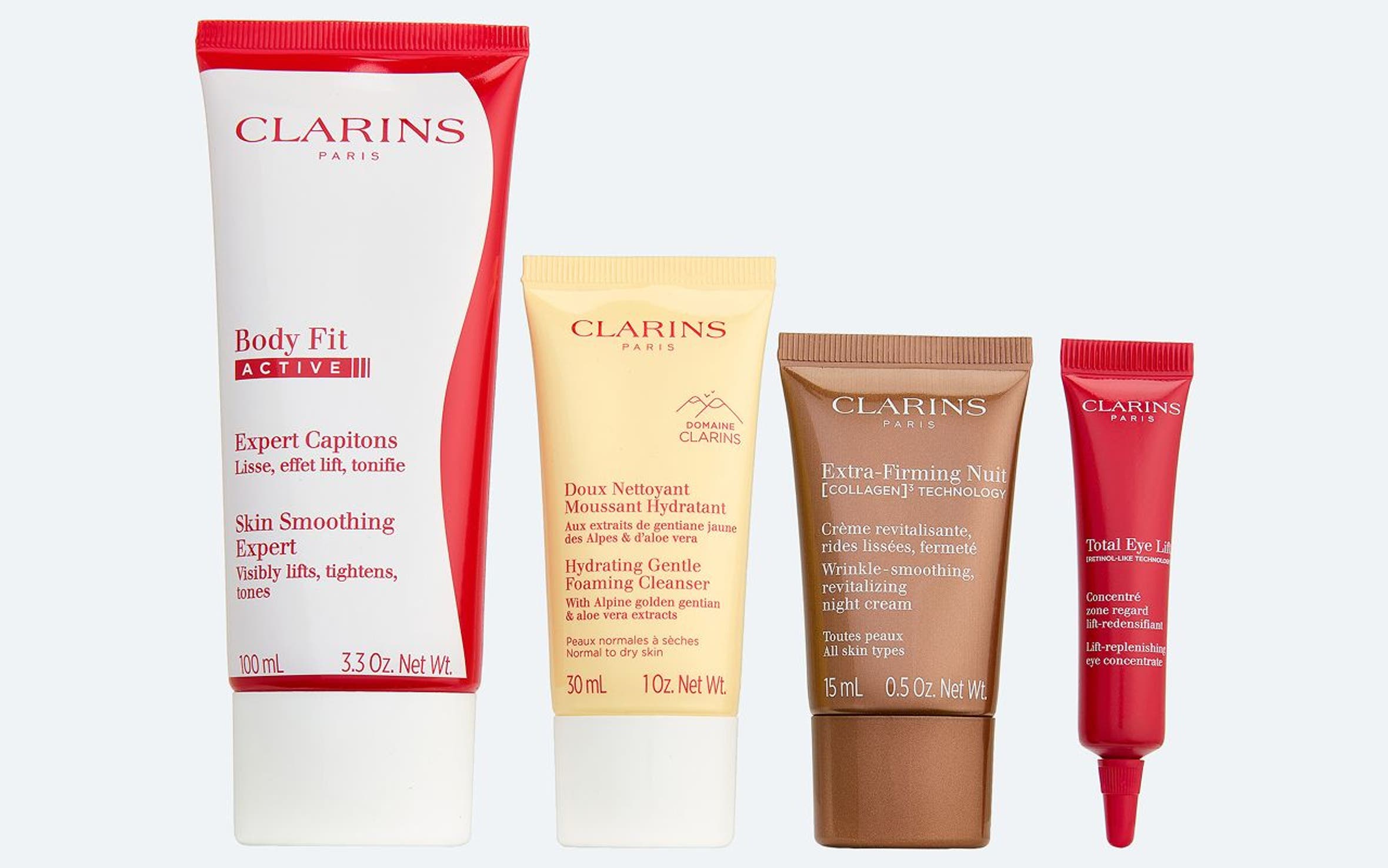 Clarins gift with purchase.