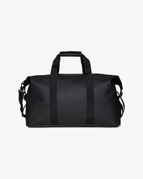 A black duffle.