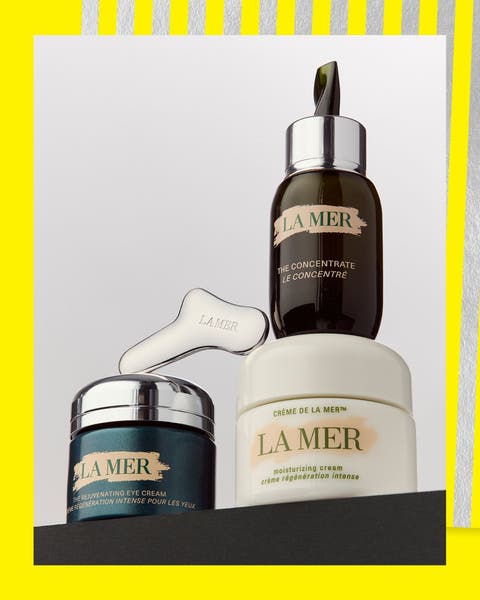 La Mer skin care products.