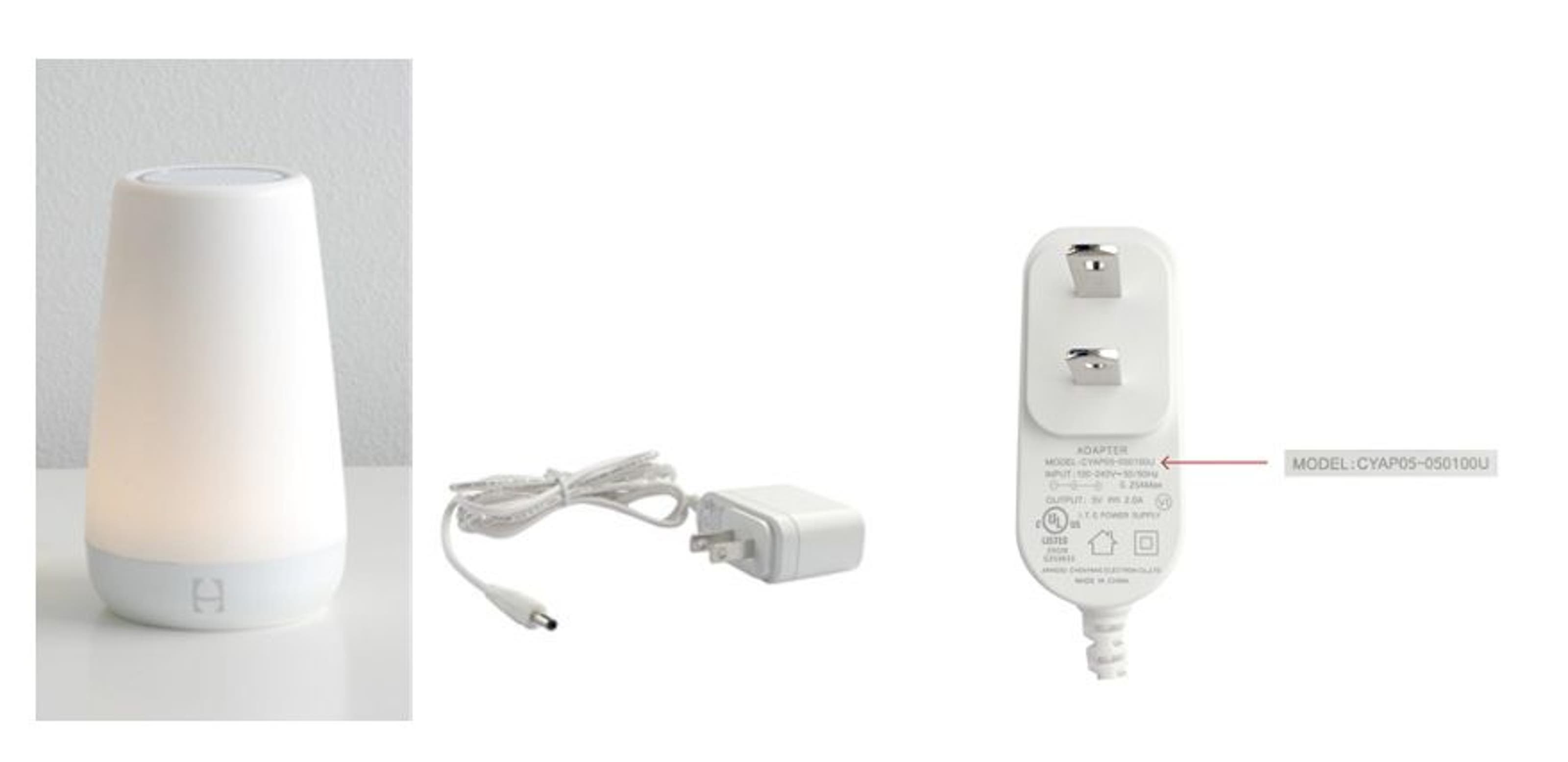 Model CYAP05-050100U 1.0A Power Adapter from Hatch Baby Rest 1st Generation