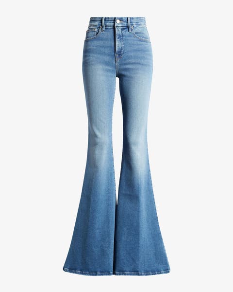 Flare jeans.