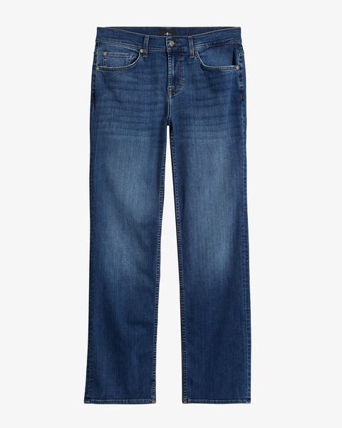 Men’s relaxed jeans.