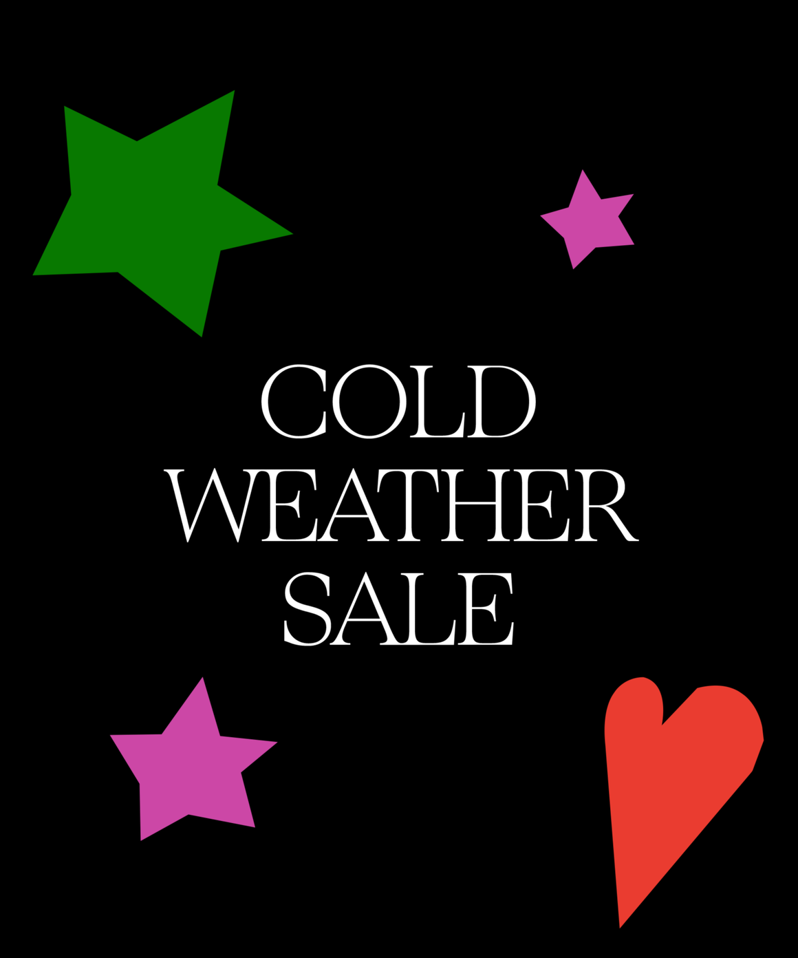 Black Friday Deals: cold-weather sale.